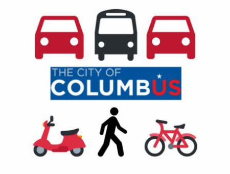 The City of Columbus transportation logo