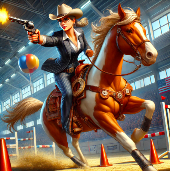 Cowboy Mounted Shooting Attorney depiction