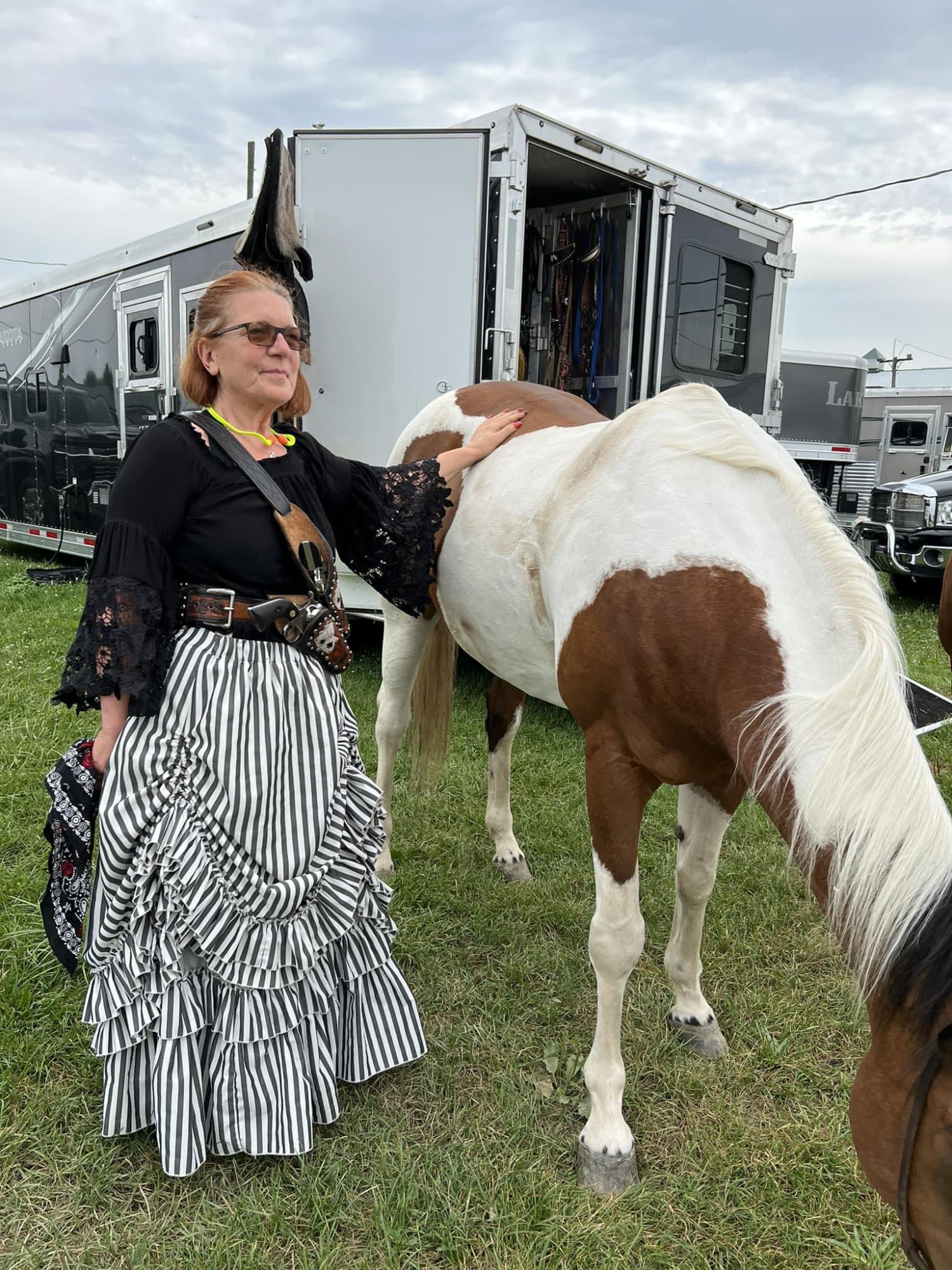 Ohio defense attorney Sallynda Rothchild is a skilled and experienced Cowboy Mounted Shooting cowgirl.
